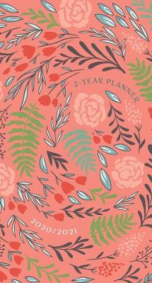 Book cover for 2020/2021 2 Year Pocket Planner: Coral/Floral