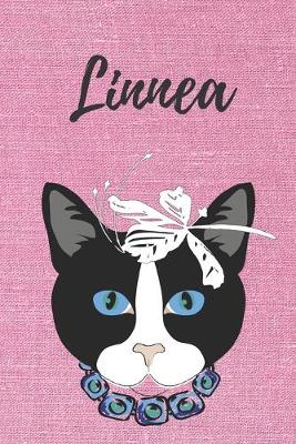 Book cover for Personalisiertes Notizbuch - Katze Linnea