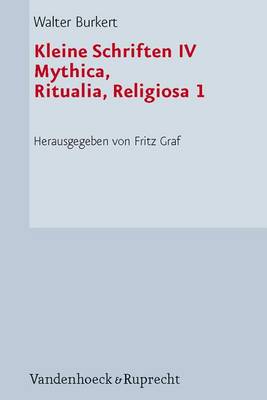 Book cover for Kleine Schriften IV