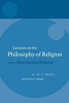 Book cover for Hegel: Lectures on the Philosophy of Religion