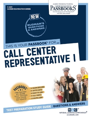 Book cover for Call Center Representative I (C-4621)