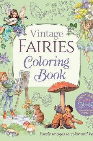 Cover of Vintage Fairies Coloring Book