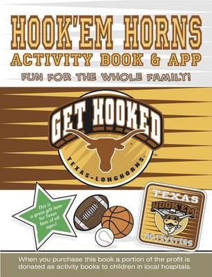 Book cover for Hook 'em Horns Activity Book and App