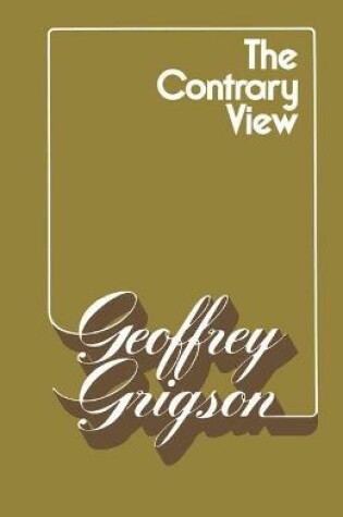 Cover of The Contrary View