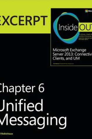 Cover of Unified Messaging: Excerpt from Microsoft Exchange Server 2013 Inside Out