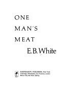 Book cover for One Man's Meat