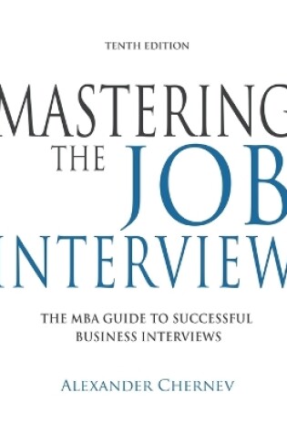 Cover of Mastering the Job Interview, 10th Edition