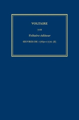 Cover of Complete Works of Voltaire 71B