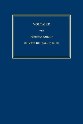 Book cover for Complete Works of Voltaire 71B