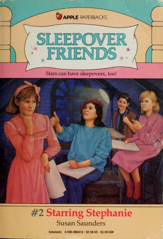Book cover for Sleepover Friends #02 Starring Stephanie