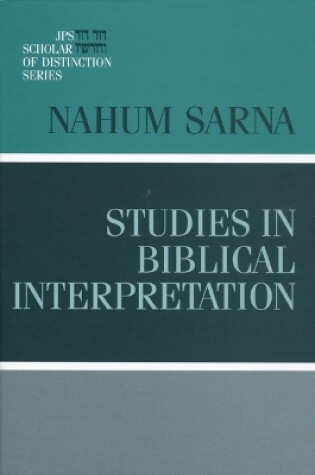 Cover of Studies in Biblical Interpretation