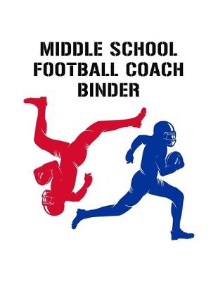 Book cover for Middle School Football Coach Binder