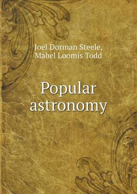 Book cover for Popular astronomy