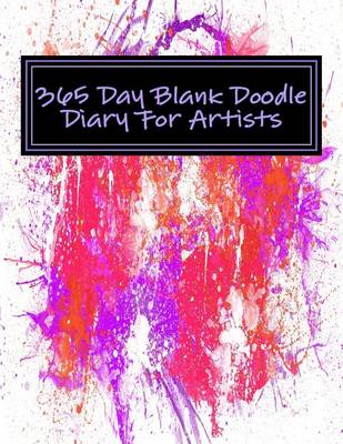 Book cover for 365 Day Blank Doodle Diary for Artists