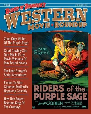Book cover for Blood 'n' Thunder's Western Movie Roundup