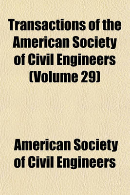 Book cover for Transactions of the American Society of Civil Engineers Volume 72