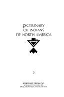 Cover of Dictionary of Indians of North America