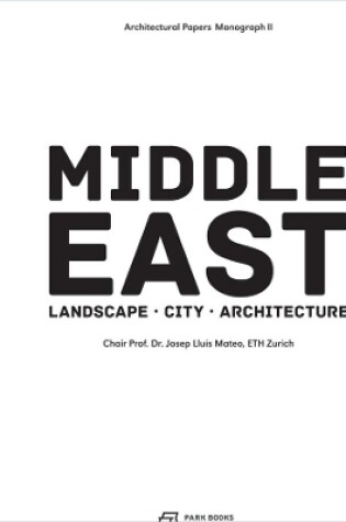 Cover of The Middle East – Territory, City, Architecture