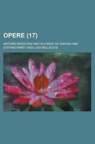 Cover of Opere (17)