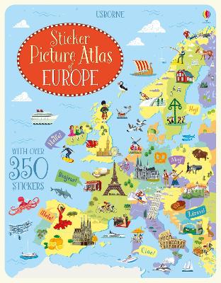 Book cover for Sticker Picture Atlas of Europe