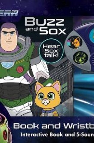 Cover of Disney Pixar Lightyear: Buzz and Sox Book and 5-Sound Wristband Set