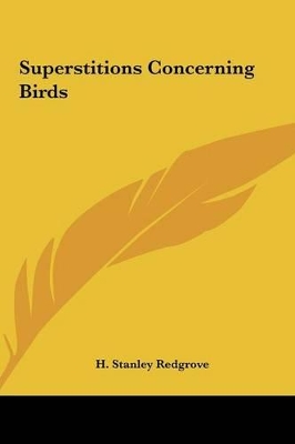 Book cover for Superstitions Concerning Birds