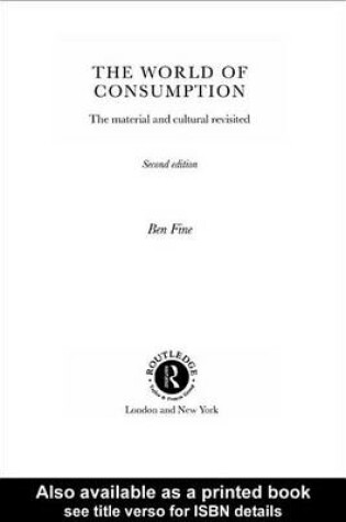 Cover of The World of Consumption