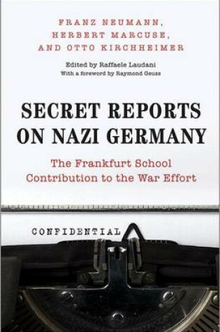 Cover of Secret Reports on Nazi Germany