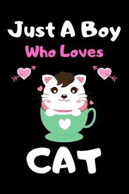 Book cover for Just a boy who loves cat