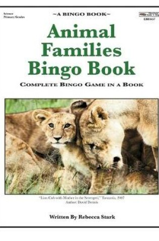 Cover of Animal Families Bingo Book