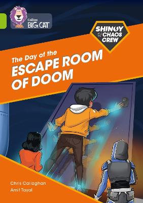 Book cover for Shinoy and the Chaos Crew: The Day of the Escape Room of Doom
