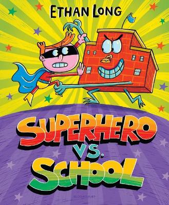 Book cover for Superhero vs. School
