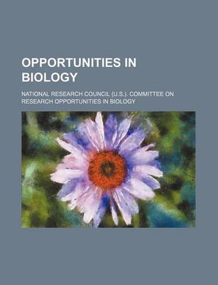 Book cover for Opportunities in Biology