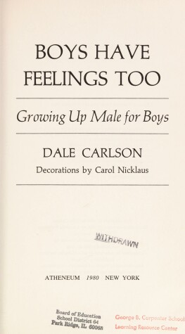 Book cover for Boys Have Feelings Too