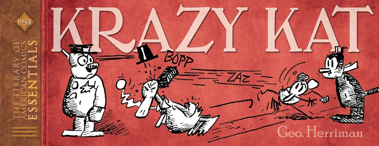 Book cover for LOAC Essentials Presents King Features Volume 1: Krazy Kat 1934