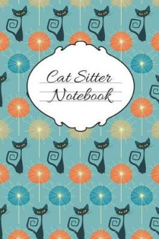 Cover of Mid Century Modern Cat Sitter Notebook