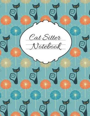 Cover of Mid Century Modern Cat Sitter Notebook