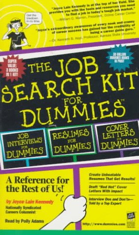 Book cover for The Job Search Kit for Dummies: A Reference for the Rest of Us!