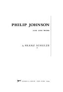 Book cover for Philip Johnson