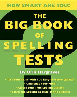 Book cover for Big Book of Spelling Tests