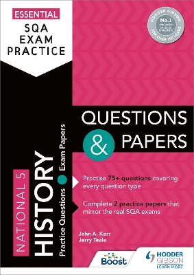 Book cover for Essential SQA Exam Practice: National 5 History Questions and Papers