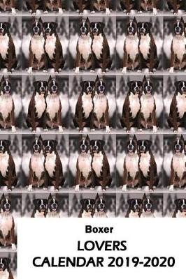 Book cover for Boxer Lovers Calendar 2019-2020