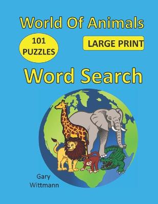 Book cover for World of Animals Word Search