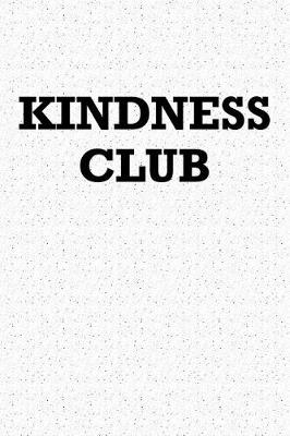 Book cover for Kindness Club