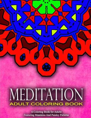 Book cover for MEDITATION ADULT COLORING BOOKS - Vol.16