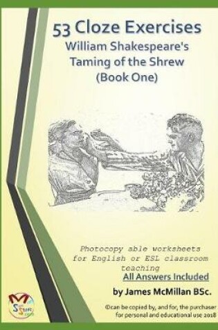 Cover of 53 Cloze Exercises William Shakespeare's Taming of the Shrew Book One)