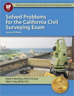 Book cover for Solved Problems for the California Civil Surveying Exam