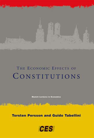 Cover of The Economic Effects of Constitutions