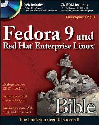 Cover of Fedora 9 and Red Hat Enterprise Linux Bible