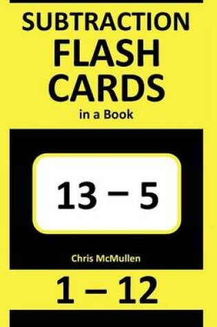 Cover of Subtraction Flash Cards in a Book